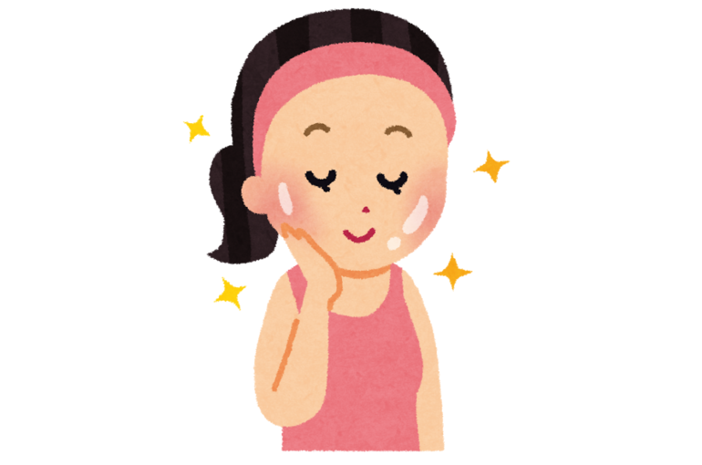スキンケア女性